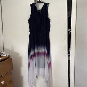 Asymmetrical length dress